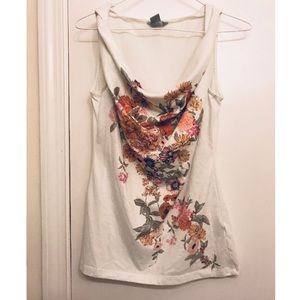 Scoop neck tank top